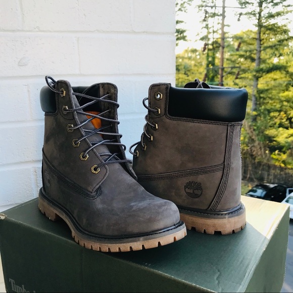 TIMBERLAND WOMENS 6INCH PREM WGDG GRY NBK.TBOA12LH - Picture 7 of 7